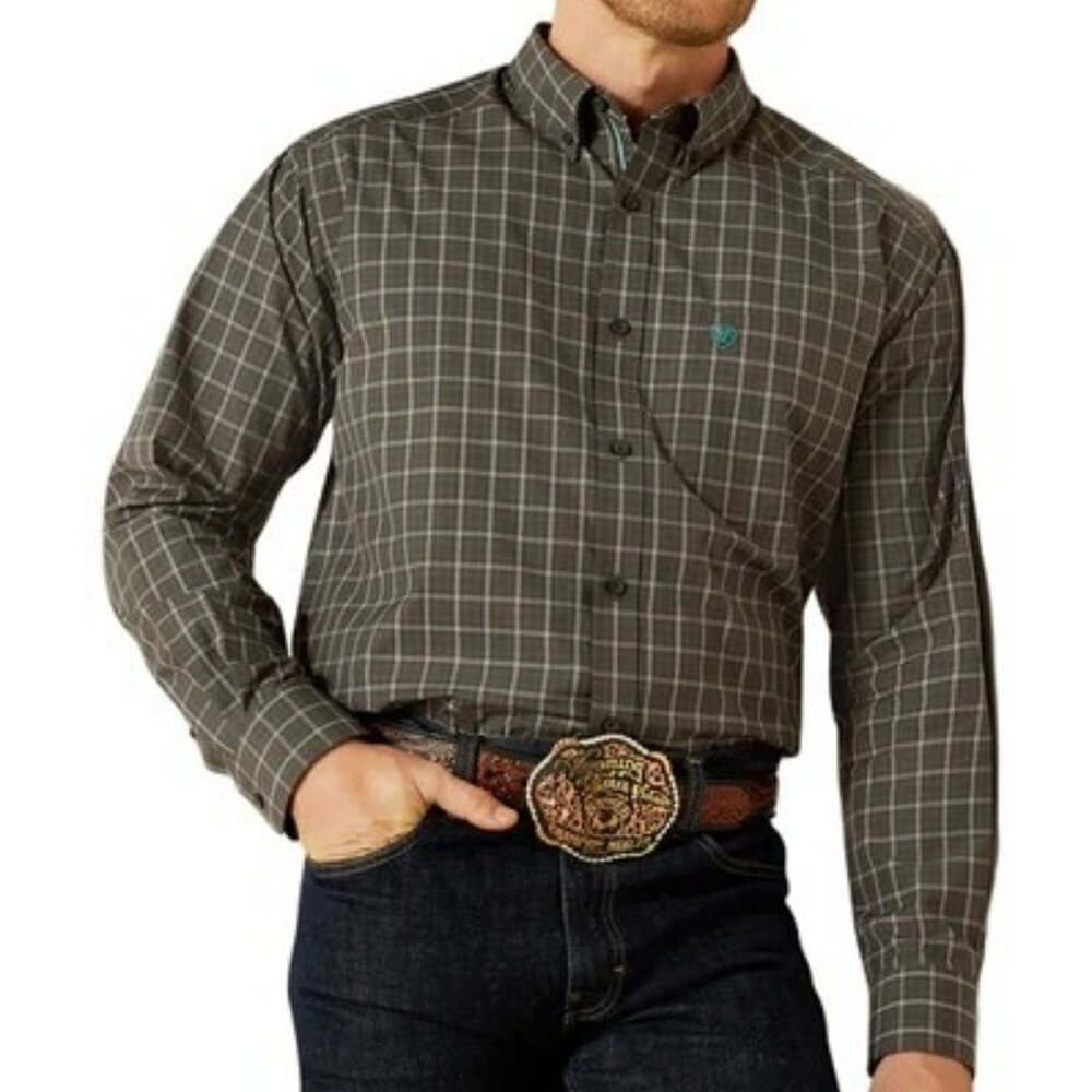 Ariat Pro Men's LT Long Sleeve Benjamin Button Shirt 10062174